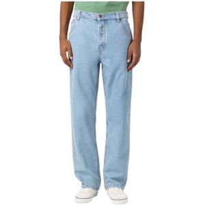 Dickies, Jeans, Heren, Blauw, W31 L32, Denim, Vintage Blauwe Thomasville Dim