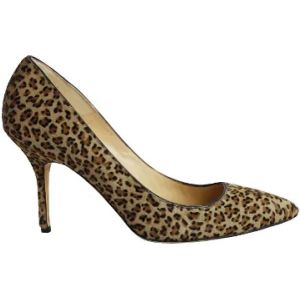 Manolo Blahnik Pre-owned, Pre-owned, Dames, Veelkleurig, 37 EU, Leer, Pre-owned Wool heels