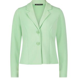 Betty Barclay, Jassen, Dames, Groen, 2Xl, Leer, Elegant Jersey Blazer met Knopen