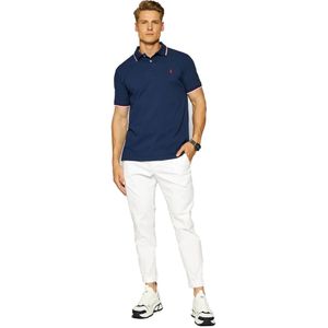 Ralph Lauren, Tops, Heren, Blauw, S, Katoen, Klassieke Polo Shirts voor Mannen