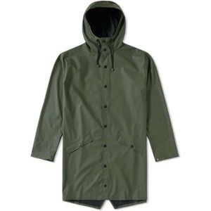 Rains, Jassen, Heren, Groen, S, Polyester, Regenjas