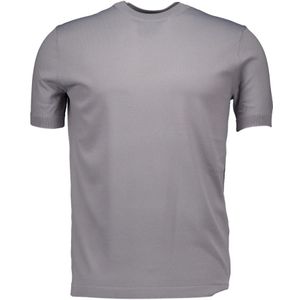 Genti, Tops, Heren, Grijs, XL, Round ss t-shirts grijs