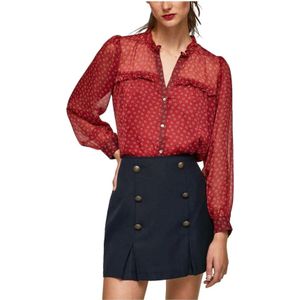 Pepe Jeans, Blouses & Shirts, Dames, Rood, L, Blouses