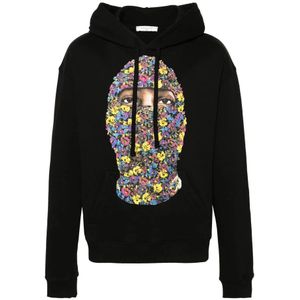 IH NOM UH Nit, Sweatshirts & Hoodies, Heren, Zwart, XL, Katoen, Zwarte katoenen hoodie met grafische print