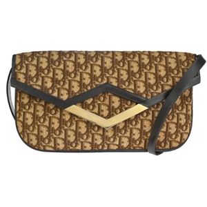 Dior Vintage, Pre-owned Canvas clutches Bruin, Dames, Maat:ONE Size