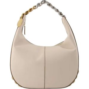 Stella McCartney Pre-owned, Pre-owned, Dames, Wit, ONE Size, Leer, Pre-owned Fabric handbags
