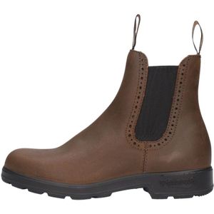 Blundstone, Schoenen, Dames, Bruin, 42 EU, Leer, Hoge Chelsea Boots voor Vrouwen