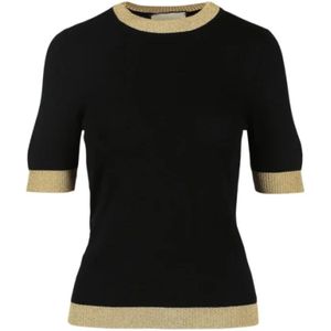 Gucci Vintage, Pre-owned, Dames, Zwart, ONE Size, Wol, Pre-owned Wool tops
