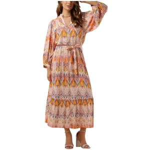 Dea Kudibal, Kleedjes, Dames, Veelkleurig, S, Abelone Maxi Jurk Roze