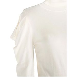 Liu Jo, Truien, Dames, Beige, L, Elegante Golfhals Trui