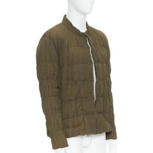 Issey Miyake Pre-owned, Pre-owned, Dames, Groen, L, Polyester, Pre-owned Polyester outerwear