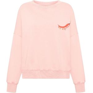 Frnch, Sweatshirts & Hoodies, Dames, Roze, S, Katoen, Roze Oversized Ethel Sweater