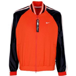 Nike, Premium Basketball Jack - Rood/Zwart/Wit Veelkleurig, Heren, Maat:XL