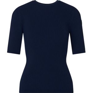 Fusalp, Elegante Blauwe Jade Dames T-Shirt Blauw, Dames, Maat:M