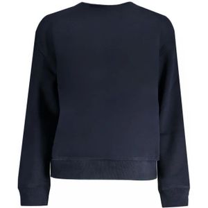 Pepe Jeans, Sweatshirts & Hoodies, Dames, Blauw, L, Katoen, Blauwe Katoenen Trui