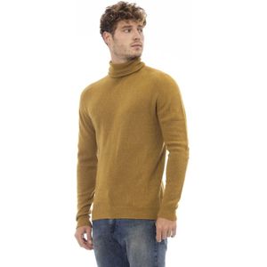 Alpha Studio, Truien, Heren, Bruin, 2Xl, Dolcevita Trui Lange Mouwen