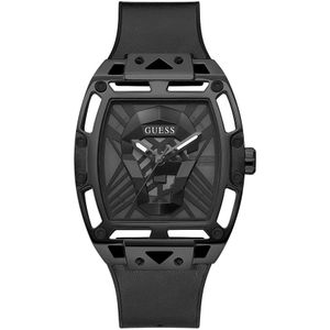 Guess, Accessoires, Heren, Zwart, ONE Size, Herenhorloge Legend zwart 44mm