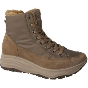 Igi&Co, Schoenen, Dames, Beige, 36 EU, Suède, Beige Gore-Tex dameslaars