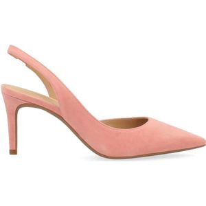 Michael Kors, Flex Pump Slingback in roze suède Roze, Dames, Maat:38 EU