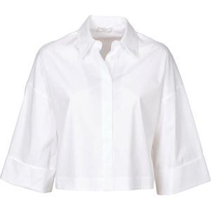 Peserico, Blouses & Shirts, Dames, Wit, S, Katoen, Shirts