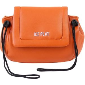 ICE Play, Tassen, Dames, Oranje, ONE Size, Oranje Toggle-Detail Schoudertas