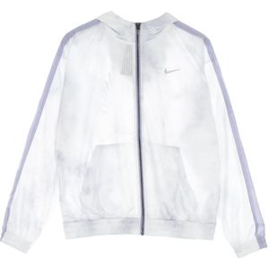 Nike, Icon Clash Jack Mesh All Over Print Wit, Dames, Maat:S