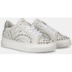 Alma EN Pena, Schoenen, Dames, Veelkleurig, 36 EU, Leer, Studded Leren Sneaker