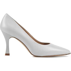 Unisa, Schoenen, Dames, Wit, 36 EU, Leer, Witte Leren Tola Bride Pumps