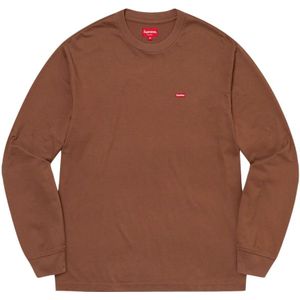 Supreme, Sweatshirts & Hoodies, Heren, Bruin, S, Katoen, Bruine Limited Edition Longsleeve Tee