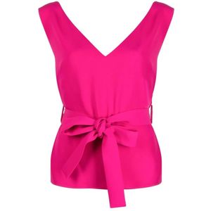 P.a.r.o.s.h., Tops, Dames, Roze, XS, Polyester, Blouses