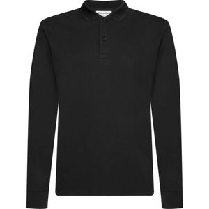 Calvin Klein, Slim Fit Liquid Touch Polo Shirt Zwart, Heren, Maat:XL