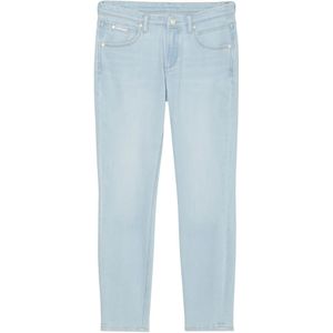 Marc O'Polo, Jeans, Dames, Blauw, W33 L34, Katoen, Jeans model Alva slim cropped