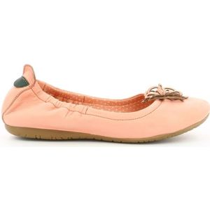 Kickers, Comfortabele Leren Mary Jane Schoenen Roze, Dames, Maat:36 EU