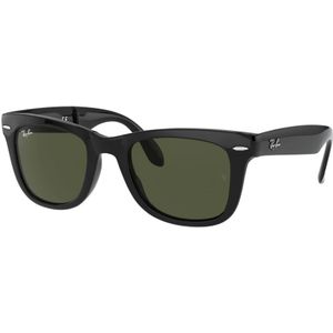 Ray-Ban, Accessoires, unisex, Zwart, 50 MM, Klieke Opvouwbare Zonnebril RB 4105