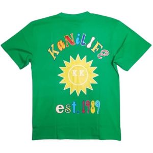 Karl Kani, Tops, Heren, Groen, M, T-Shirts