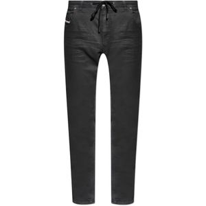Diesel, Jeans, Heren, Zwart, W26, ‘Krooley-E-Ne’ jeans