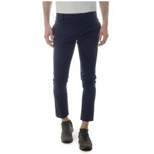 Daniele Alessandrini, Cropped Broeken Blauw, Heren, Maat:S