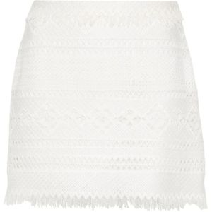 Ermanno Scervino, Short Skirts Wit, Dames, Maat:2XS