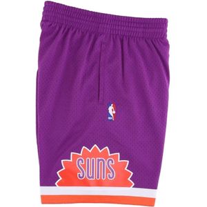 Mitchell & Ness, Sport, Heren, Paars, S, Polyester, Phoenix Suns Basketbalshorts