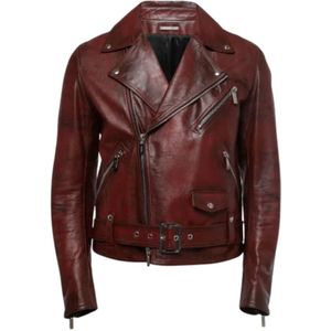 Dior Vintage, Pre-owned, Dames, Rood, 38 EU, Tweed, Pre-owned Leather outerwear