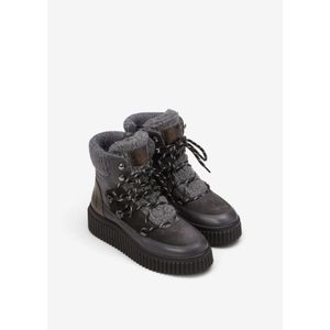 Marc O'Polo, Schoenen, Dames, Grijs, 38 EU, Leer, Ritslaarzen