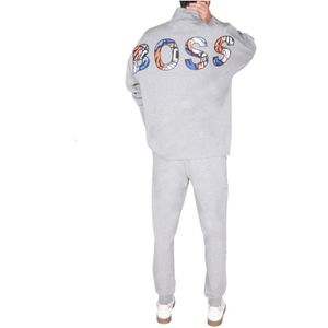 Boss, Sweatshirts & Hoodies, Heren, Grijs, S, Katoen, Boss X NBA Sweatshirt