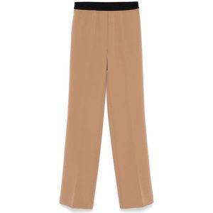 Ermanno Scervino, Broeken, Dames, Beige, M, Kameelbroek