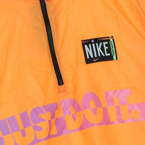 Nike, Jassen, Dames, Oranje, L, Polyester, Sportswear Geweven Pullover Jas