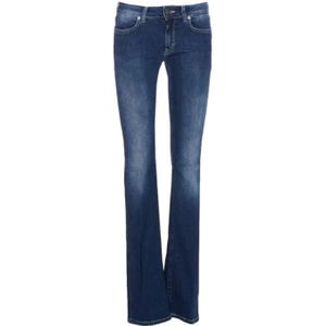 Dondup, Jeans, Dames, Blauw, W26, Stijlvolle Boot-Cut Lola Jeans