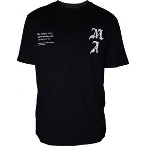 Amiri, Tops, Heren, Zwart, XL, Katoen, Zwart Grafisch Print T-Shirt