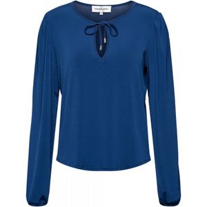 &Co Woman, Blouses & Shirts, Dames, Blauw, XS, Polyester, Blouses