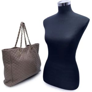 Dolce & Gabbana Pre-owned, Pre-owned, Dames, Bruin, ONE Size, Leer, Tweedehands leren handtassen