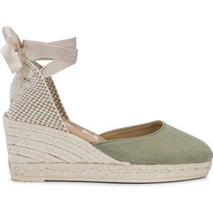 Manebí, Groene Espadrille Sandalen Groen, Dames, Maat:41 EU