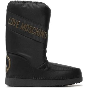 Love Moschino, Schoenen, Dames, Zwart, 36 EU, Nylon, Winter Boots